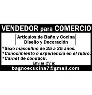 VENDEDOR para COMERCIO